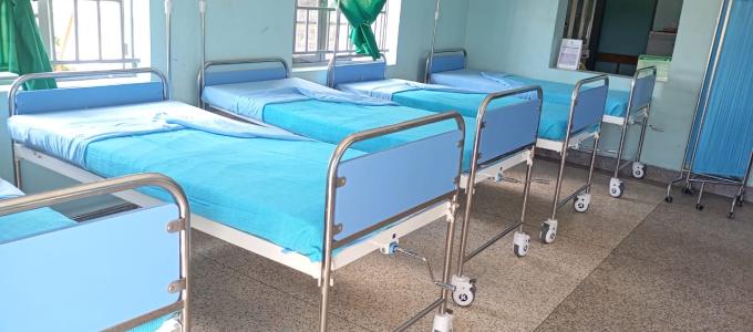 Inside look at the beds in the maternity ward of Kanyum HC III Kanyum HCII Maternity